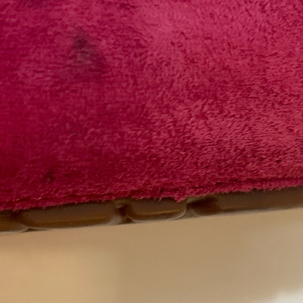 UGG Raspberry Color Suede Women's Moccasins - Picture 13 of 16